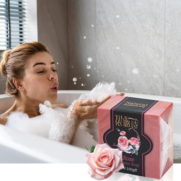 Pompotops Beauty Products Clearance,Women Beauty Gifts,Rose Ancient Hand Made Soap Clean Moisturizing Soap Moisturizing Soap Adult and Child Bath Hand Soap