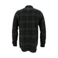 thumbnail image 2 of Coleman Men's Long-Sleeve Flannel Shirt Midweight Western Plaid Button-Down (Olive/Black, XXL), 2 of 3