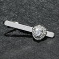 thumbnail image 3 of Tie Bar Clip Clasp Necktie Pinch for Business Office Christmas White, 3 of 6