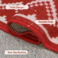MCOW Alfombra de Navidad 5x7, Decoración de Casa, Lavable a Máquina