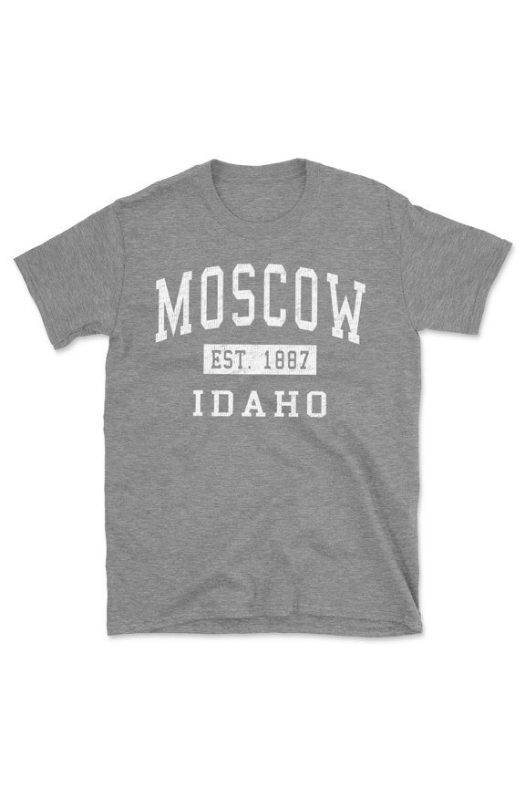 Moscow Idaho Classic Established Men's Cotton T-Shirt