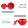 thumbnail image 4 of Gregiular Christmas Ceramic Canister Jar Kitchen Storage Red, 4 of 6