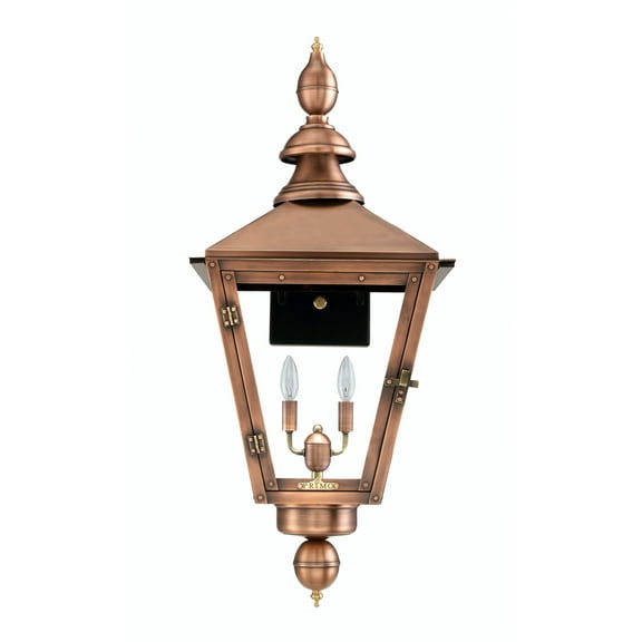 Primo Lanterns Ct-35E Charleston 33" Wide 3 Light Outdoor Wall-Mounted Lantern I - Copper