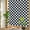 Black White, variant on Black White Plaid Privacy Window Film, Decorative Stained Glass Window Film, Modern Buffalo Check Gingham Art Resuable Rainbow Static Cling for Home Bathroom Living Room Glass Door 17.7"x39.3"