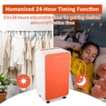 thumbnail image 4 of Yescom 24 Pint Portable Dehumidifier 2700 Sq. ft for Basement and Home with Drain Hose, Auto Shut-off, 4 of 12
