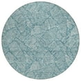 thumbnail image 2 of Addison Rugs Chantille Indoor/Outdoor Transitional Floral Teal Washable Round Rug, 8' x 8', 2 of 6