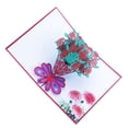 thumbnail image 3 of Toystoory Navidad Año Nuevo tarjeta de felicitación 3D Pop-up Flor hecha a mano Postal Tarjetas de felicitación Día de San Valentín Tarjeta de Kits de decoración para fiestas Clavel Toystoory JR0981-05, 3 of 6