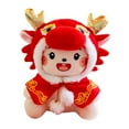 thumbnail image 6 of WLPZXP 2024 Year Dragon Doll Art Stuffed Animal Toy Ornament Cartoon Soft Dragon Figure, 6 of 9