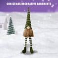 thumbnail image 4 of juguete viejo Navidad enano decoración Mini enano estatua rayas tejer sombrero regalos lindos para niños, 4 of 4