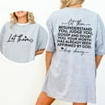 thumbnail image 2 of Let Them Inspirational T-Shirt – 2-Sided Positive Message Shirt for Women, Christian Self-Worth Tee, Uplifting Mental Health Gift, Faith-Based Empowering Graphic Top, 2 of 6