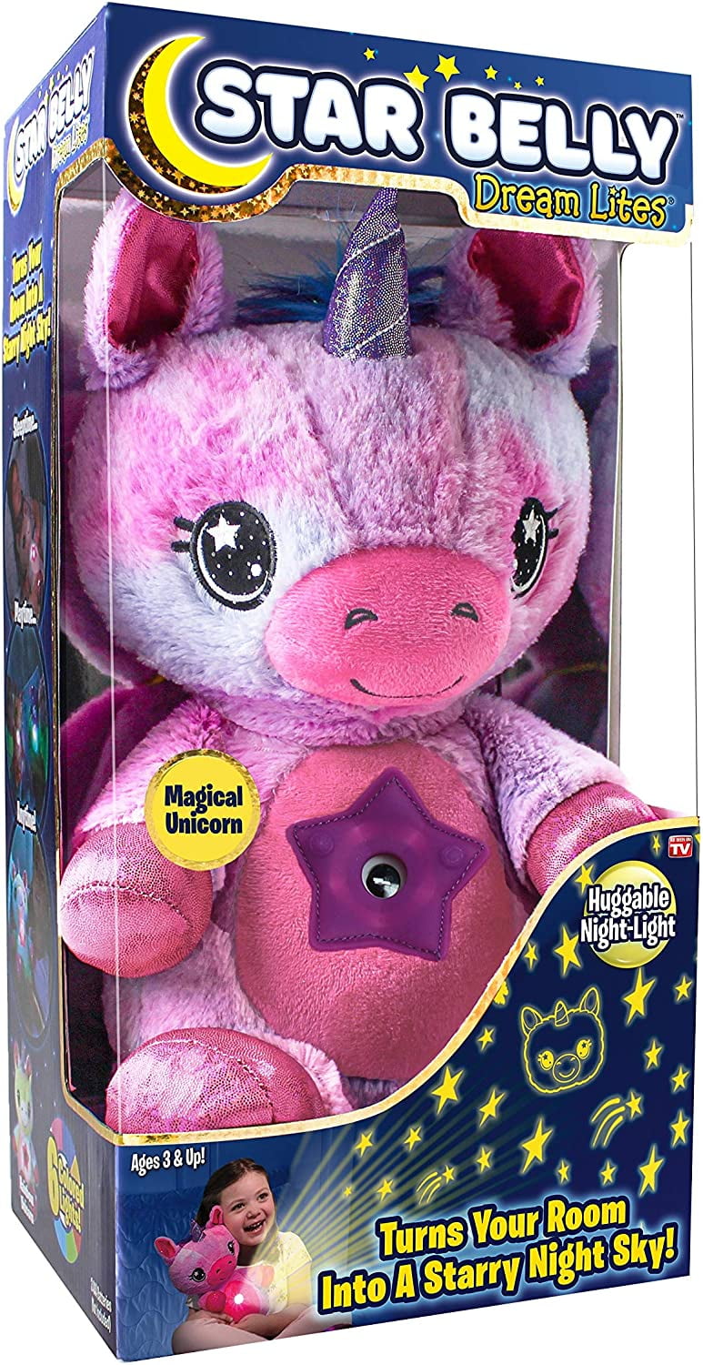 Assorted Christmas Gift Toys Kid's 2020 F1 Star Belly Dream Lites Plush Toy 
