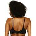 thumbnail image 4 of Felina | So Smooth Modal Everyday Demi T-Shirt Bra | Lightly Padded | 2-Pack (Black Warm Neutral, 32C), 4 of 7