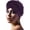 Dark Purple, variant on Miaocao African Women Turban Caps Beanie Twist Headscarf Pre Tied Double Braid Headwrap Hat