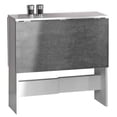 thumbnail image 5 of Symbiosis E2050A2198X00 Papillon Foldable Table, White & Concrete, 5 of 6