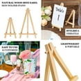 Efavormart 10 Pack | 5" Natural Mini DIY Tabletop Wooden Display Easel Stands, Rustic Place Card ...
