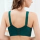 thumbnail image 3 of Gibobby Sujetadores deportivos para mujer Sujetador de yoga de soporte medio acolchado con tiras Sujetador de entrenamiento Brasier sin varillas para mujer(Verde,95E), 3 of 5