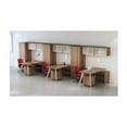 thumbnail image 6 of Lorell, Relevance Walnut Laminate Mobile Pedestal - 2-Drawer, 1 Each, 6 of 11