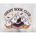 thumbnail image 2 of Ghost Book Club Embroidered Sweatshirt | Cute Ghosts & Books Design | Cozy Autumn Crewneck, 2 of 4