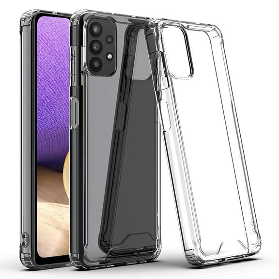 SAMSUNG GALAXY A32 5G Phone Cases, High Quality Slim Fit Hybrid Transparent Clean PC and TPU Bumper Case In Clear Cover For Samsung Galaxy A32 5G