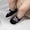 Black, variant on Infant Soft Sole Walking Shoes Non-Slip Rubber Bottom First Walker Sneaker Red 6-12 Months