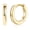 02. 14K Gold Plated, variant on Silver Huggie Hoop Earrings for Women Platinum Plated Tiny Hoop Earrings with 925 Sterling Silver Post, Lightweight Cartilage Earrings Jewelry Gifts for Daughter Graduation 8mm