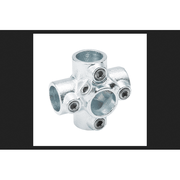 Galvanized 3/4-in Four Socket Cross fits Pipe O.D. 1.05-in