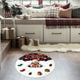 thumbnail image 4 of BotaniNest Faux Area Rug For Festive Home Soft And Cozy Texture Ideal For Holiday Cheer And Warmth, 4 of 4