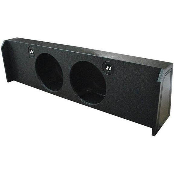 12 in. Dual Empty Woofer Box for 2009-14 Ford F150 Under Seat Downfire