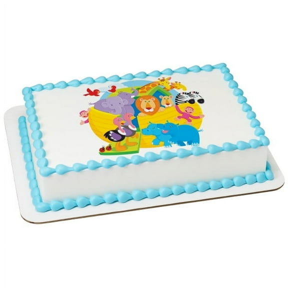 Whimsical Practicality's Noah's Ark Edible Cake Topper Decoration