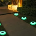 Solar Ground Lights Outdoor IP68 Waterproof,Solar Stair Lights Stick on