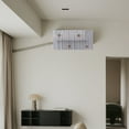 thumbnail image 4 of Floral Design Air Conditioner Wind Deflector Curtain Polyester Fabric for Living Room Bedroom Use, 4 of 5