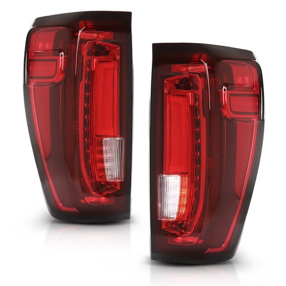 LED Tail Lights Rear Brake Lamp Pair Left Right fit for 2019-2023 GMC Sierra 1500 /Fit 2020-2023 Sierra 2500HD 3500HD, for w/Factory Full LED Tail Light Models Only Red