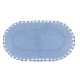 thumbnail image 2 of Home Weavers Hampton Crochet Bath Mat 100% Cotton Bathroom Rugs Set, Washable Rug, Extra Soft and Absorbent bath Rug, Kitchen Mat, Bath Mat Set, Bath Floor Mat Reversible, 21"x34" Rectangle, Blue, 2 of 7