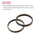 thumbnail image 4 of Redondo Arete Cuenta Aro Anillos, Círculo Abierto Bisel Enlace Anillo 8mm/0.3" Bronce Aretes Búsqueda Enlace Anillo para Joyería Fabricación, Paquete de 100, 4 of 7