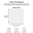thumbnail image 3 of RIVERSIDE 12 Pack Luxury Washcloths 12x12 with Soft Cotton 400 GSM Quick Dry and Absorbent for Face & Body - Electric Blue, 3 of 9