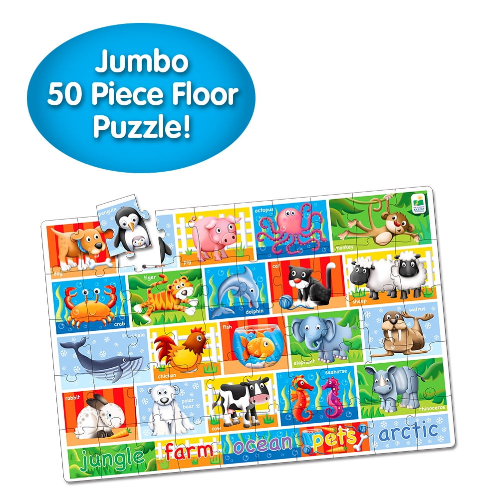 My First Big Floor Puzzle - Sleepy Sloth By The Learning Journey, 12 Large Pieces For Toddlers