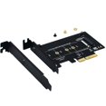 thumbnail image 2 of M.2 PCIe to PCIe 3.0 x4 Adapter Card Support M.2 PCIe 2280, 2260, 2242, 2230, 2 of 6