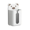 thumbnail image 1 of Wall Mounted Tissue Box, Plastic Paper Towel Dispenser Tissue Storage Box with Large Open for Kitchen Bathroom Restroom, 1 of 8