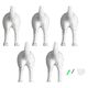 thumbnail image 5 of (2pcs/set) Dog Tail Wall Hook, Wall Decoration Hook, Creative Hook, Two Installation Methods Suitable For Office Hanging Coat Cloth Towel Key Decoration Wall, 5 of 5