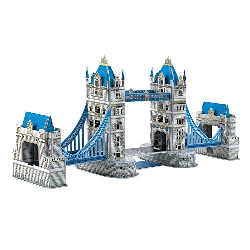 Rompecabezas sin madera 3D Tower Bridge de Legler Legler 4020972089120