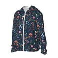 thumbnail image 2 of Haiem Colorful Flowers UPF 50+ Fishing Shirts for Men Long Sleeve UV Sun Protection Hoodie Non-Mask Outdoor Hiking Shirts, 2 of 9