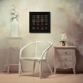 thumbnail image 3 of Ellie Roberts 12x12 Black Modern Wood Framed Wall Art Titled - Mudcloth IV, 3 of 6