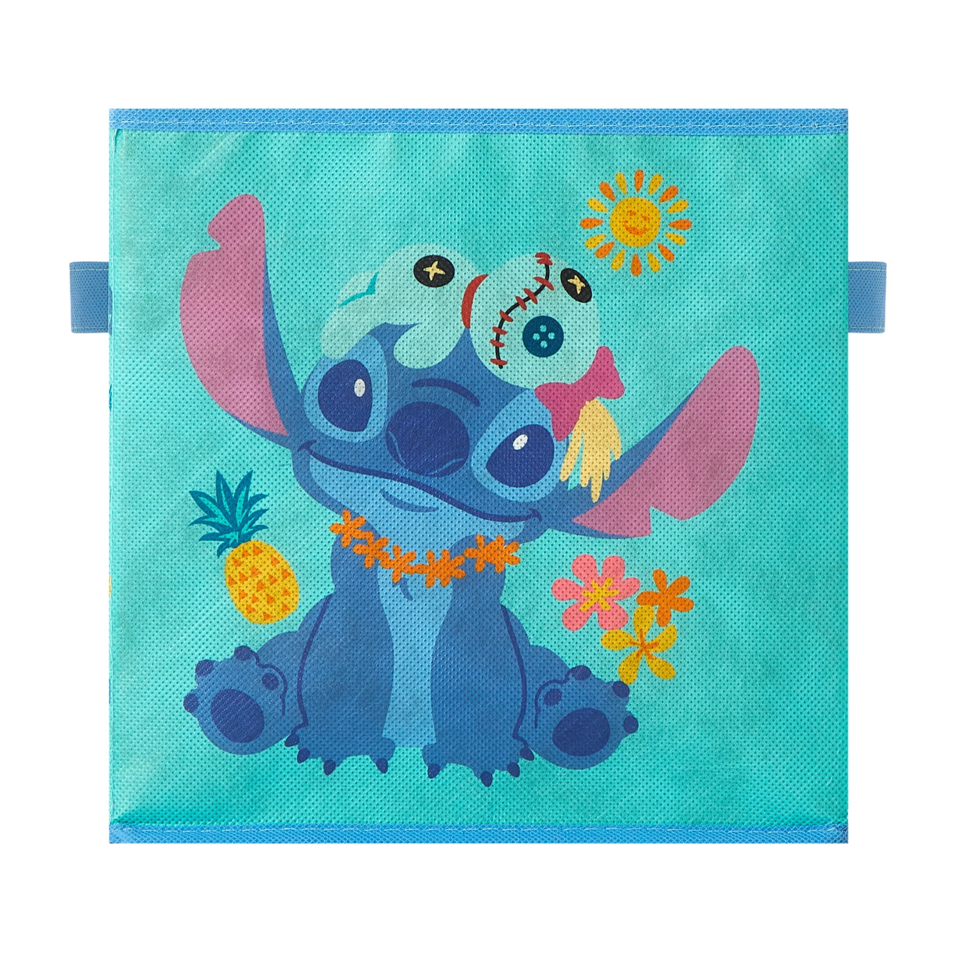 Disney Stitch Kids' 4-Pack Printed Storage Cubes,  10" x 10"