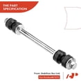 thumbnail image 4 of A-Premium 4Pcs Front Rear Sway Bar Link Stabilizer Link Kit Compatible with Ford Explorer Sport Trac 2001-2005 Replace# 3L2Z5K484AA, 3L3Z5K484AA, 4 of 9