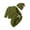 Green, variant on Coerni Toddler Baby Girl Clothes 3 6 9 12 18 24 Months Fall Outfits Solid Long Sleeve Sweatshirt Tops   Pants   Hat Set