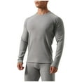 thumbnail image 3 of Tawop Thermal Underwear for Men Winter Gear High Strechy Warm Moisture-Wicking Tops Base Layer Outfits, 3 of 8