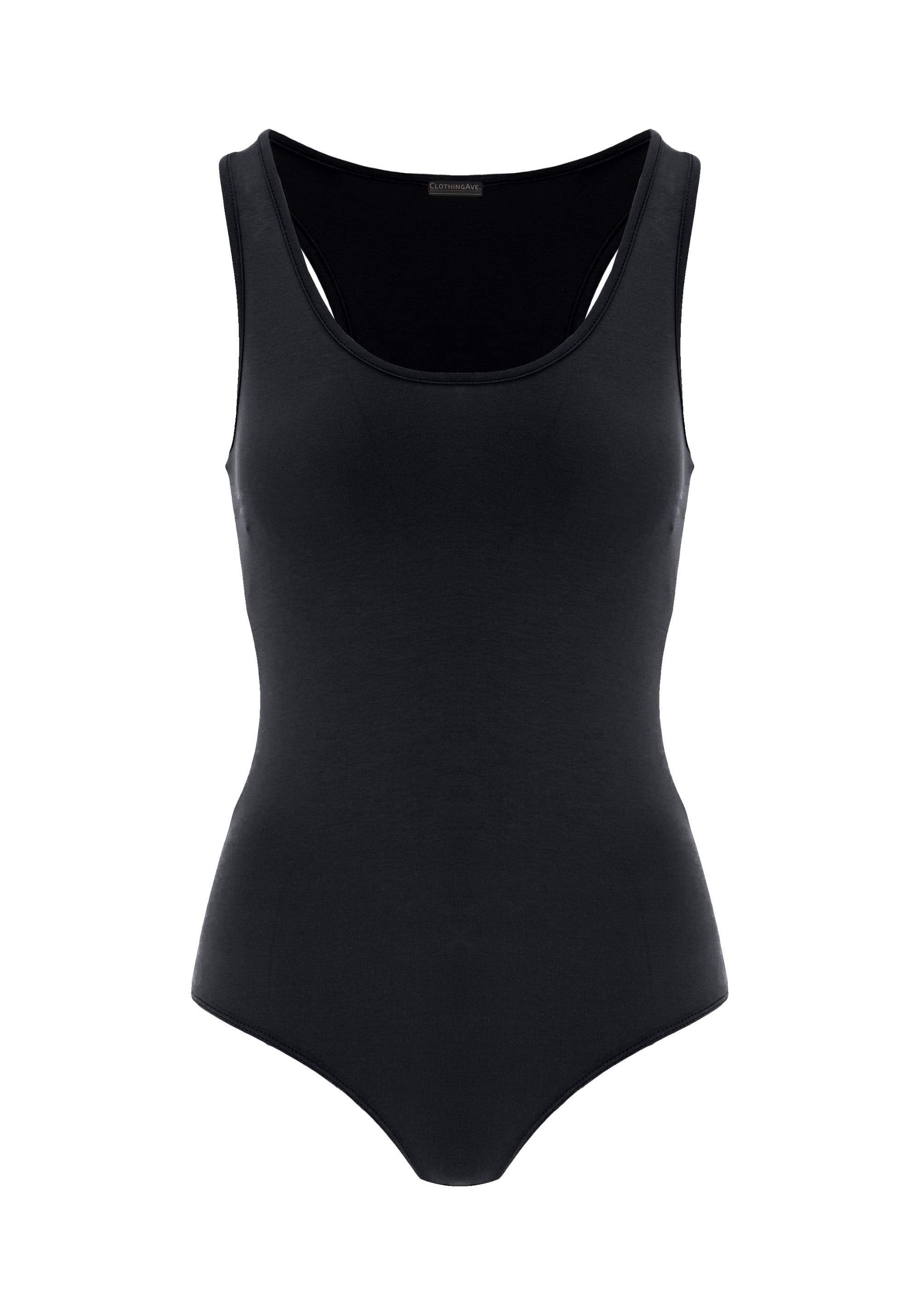 ClothingAve. Women's Jersey Knit Racerback Bodysuit Series Soft