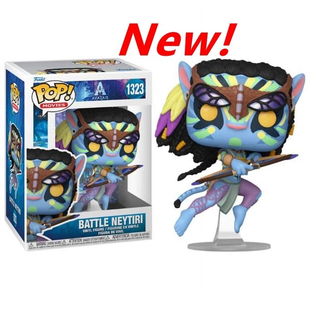 2025 ¡Nuevo Funko Pop! Figuras de acción de la serie Avatar Jake Sully n.° 1321, n.° 1323, Battle Neytiri n.° 1322, juguetes de colección, muñecos para regalar