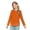 Orange, variant on Girls Long Sleeve Tunic Top with Arc and Side Slit Design Soft Casual Tee Shirt for Kids Short Sleeve Shirt for Girls Tees Kids Tshirts Clothes Summer Tops T-Shirt