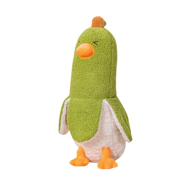 Banana Duck Plush Toy Soft Stuffed Hugging Pillow Cute Duck Plushie for